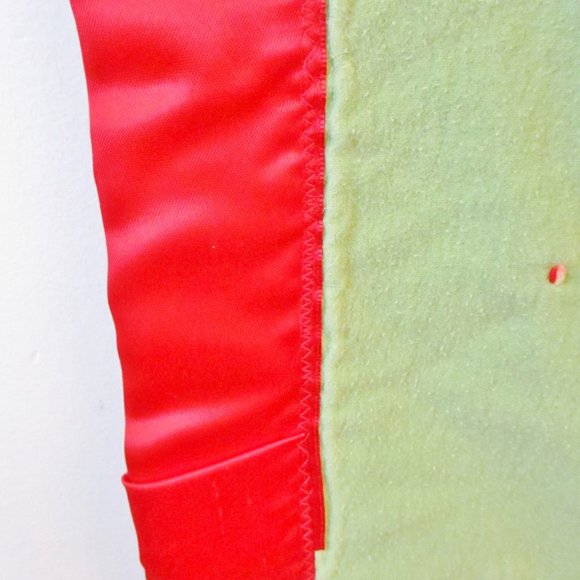 Vtg. Suzy Spafford Baby Blanket Throw Nursery Decor Yellow, Baby Ducks, Red Trim - Picture 13 of 13